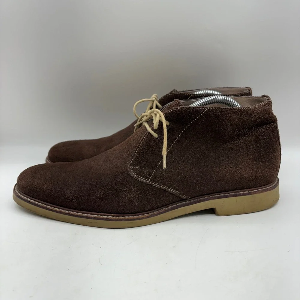 Banana Republic Mens Brown Suede Chukka Desert Boots Size 10.5 M 04/13 25